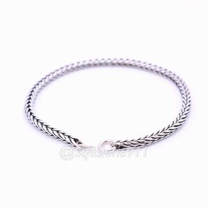 Authentic Trollbeads Sterling Silver Bracelet
